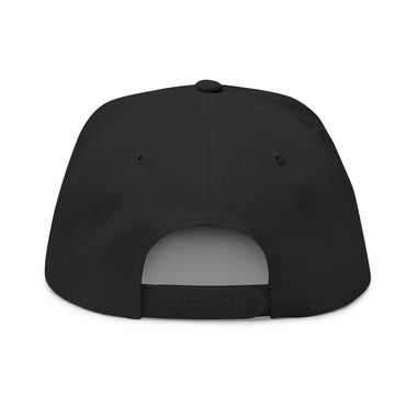 PITTFANS 412 Grit Flat-bill Black cap with embroidery