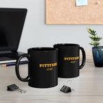 PITTFANS® 412 GRIT — Black Mug (11oz)