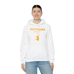  PITTFANS™ Women's Volleyball Est. 1974 hooded white sweatshirt 