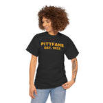  PITTFANS™ Est. 1933 black shirt celebrates the legacy of Pittsburgh Football 