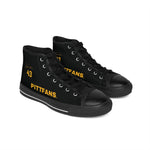 PITTFANS "SIG 43" Classic Black High-Top Men's Shoes