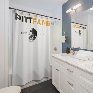 PITTFANS Est. 1933 Shower Curtain