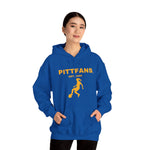 PITTFANS™ Women's Soccer Est. 1996 hooded royal blue sweatshirt