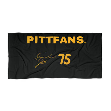 PITTFANS Signature Joe 75 Beach Towel