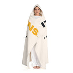 PITTFANS Est. 1933 Hooded Sherpa Fleece Blanket