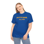 This classic fit PITTFANS™ ALL PRO shirt celebrates the legacy of Pittsburgh sports and is perfect for any true fan. Royal blue with gold text.