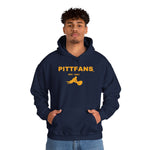  PITTFANS™ Rugby Est. 1981 hooded navy blue sweatshirt 