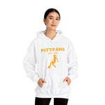 PITTFANS™ Women's Soccer Est. 1996 hooded white sweatshirt