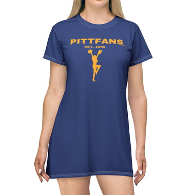 PITTFANS Cheerleading Est.1955 T-Shirt Dress