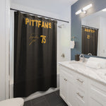 PITTFANS Signature Joe 75 Shower Curtain
