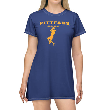 PITTFANS Women's Basketball Est. 1914 T-Shirt Dress