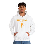 PITTFANS Est. 1882 with baseball pitcher. White with gold text and design.