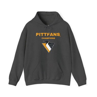 PITTFANS™ Champions Bird hooded dark heather sweatshirt