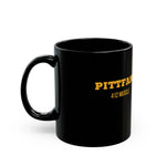 PITTFANS® 412 MUSCLE — Black Mug (11oz)