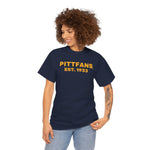  PITTFANS™ Est. 1933 navy blue shirt celebrates the legacy of Pittsburgh Football 