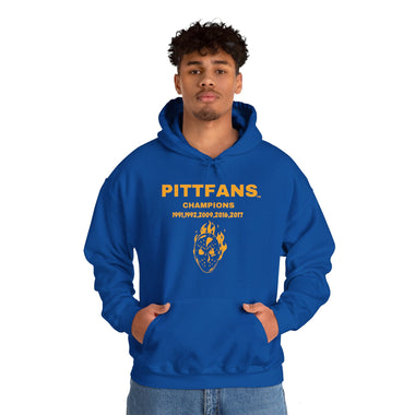  PITTFANS™ Hockey Championships hooded royal blue sweatshirt 