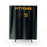PITTFANS Signature Joe 75 Shower Curtain