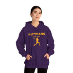 PITTFANS™ Women's Baseball Est. 1943 hooded purple sweatshirt