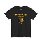  PITTFANS™ Hockey Champions with flaming mask black shirt 