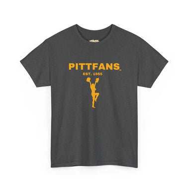  PITTFANS™ Cheerleading Est. 1955 heather grey shirt 