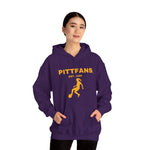 PITTFANS™ Women's Soccer Est. 1996 hooded purple sweatshirt