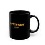 PITTFANS® 412 GRIT — Black Mug (11oz)