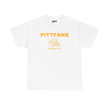 PITTFANS Draft-Pittsburgh, PA Men's T-Shirt PITTFANS WHITE