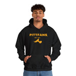  PITTFANS™ Rugby Est. 1981 hooded black sweatshirt 