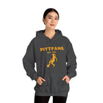 PITTFANS™ Women's Soccer Est. 1996 hooded dark heather sweatshirt