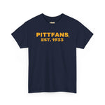  PITTFANS™ Est. 1933 navy blue shirt celebrates the legacy of Pittsburgh Football 